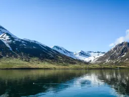 Fjordlandskabet ved Siglufjörður i Nordisland Fjordlandskabet ved Siglufjörður i Nordisland