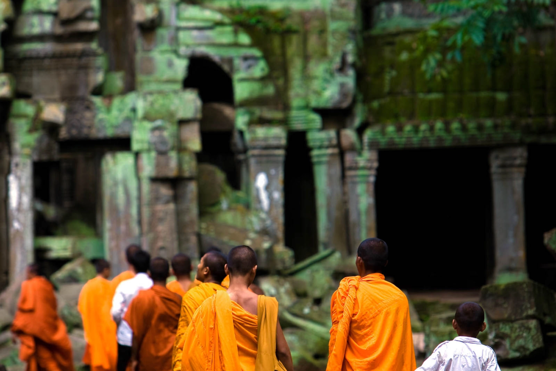 Tempel i Siem Riep, Cambodja