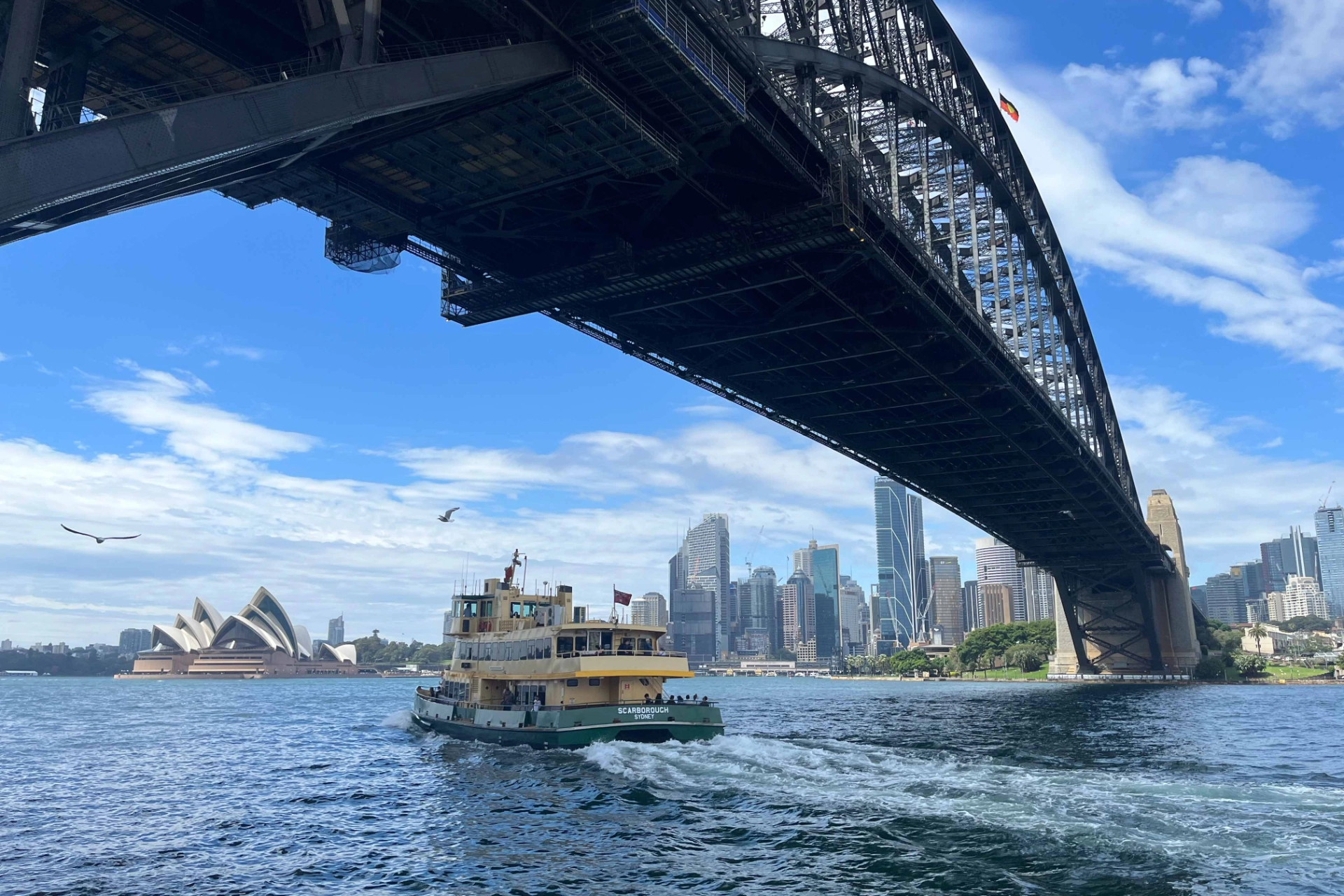 Havnebroen med Sydney Operaen I baggrunden