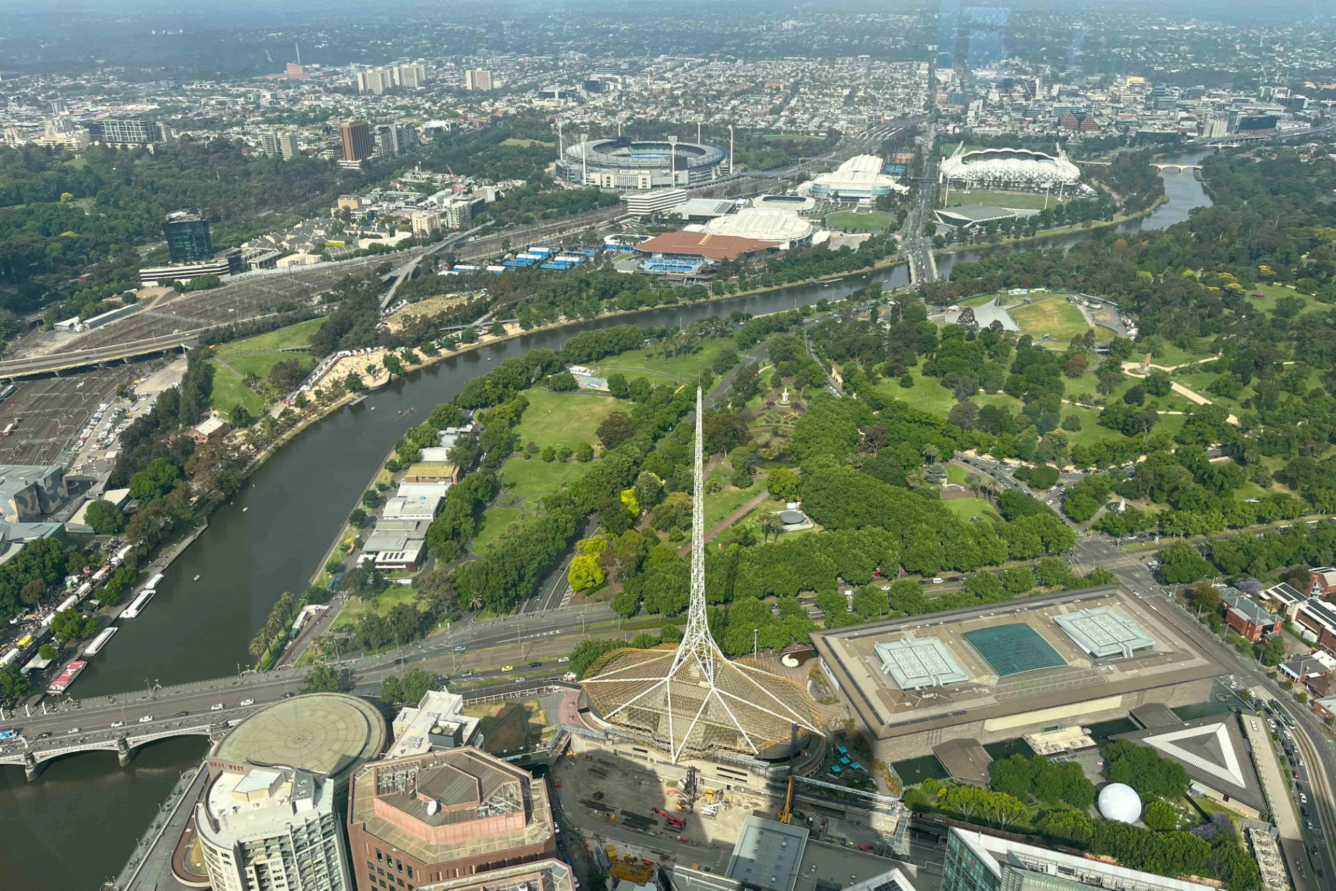 Udsigt over Melbourne fra Eureka Skydeck