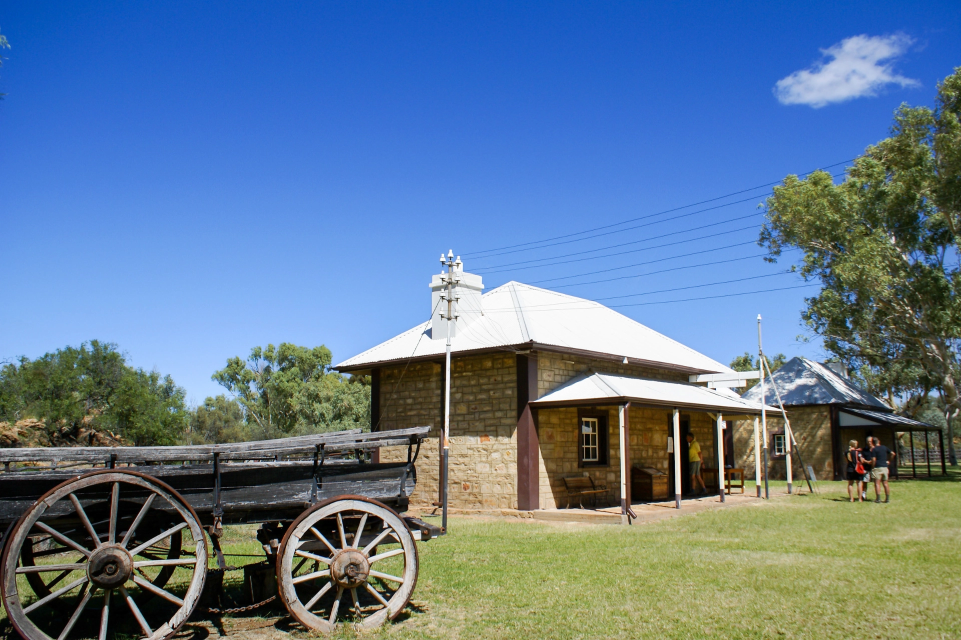 Alice Springs Telegraph Station opført i 1872