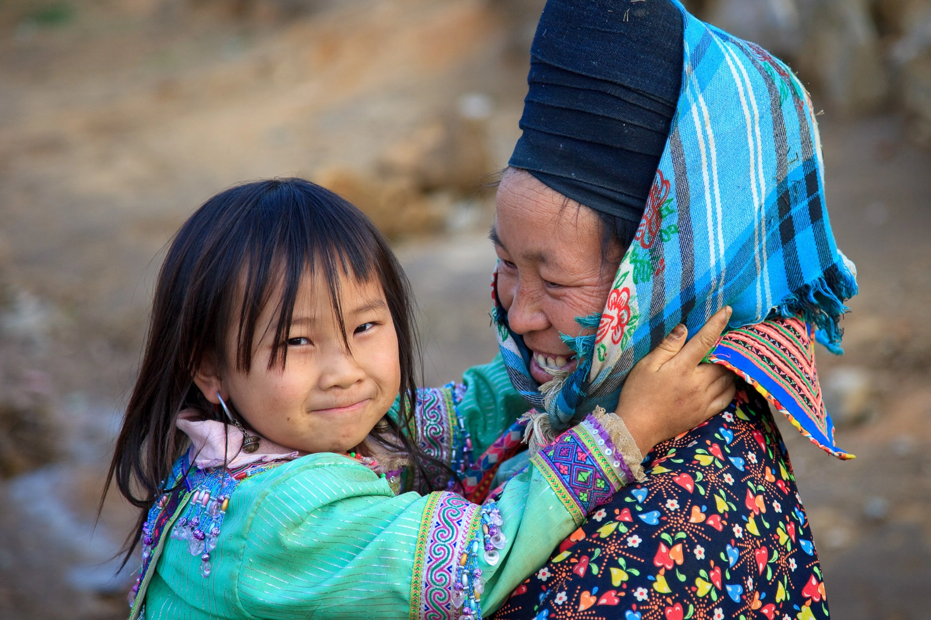 Vietnameserne er venlige og smilende