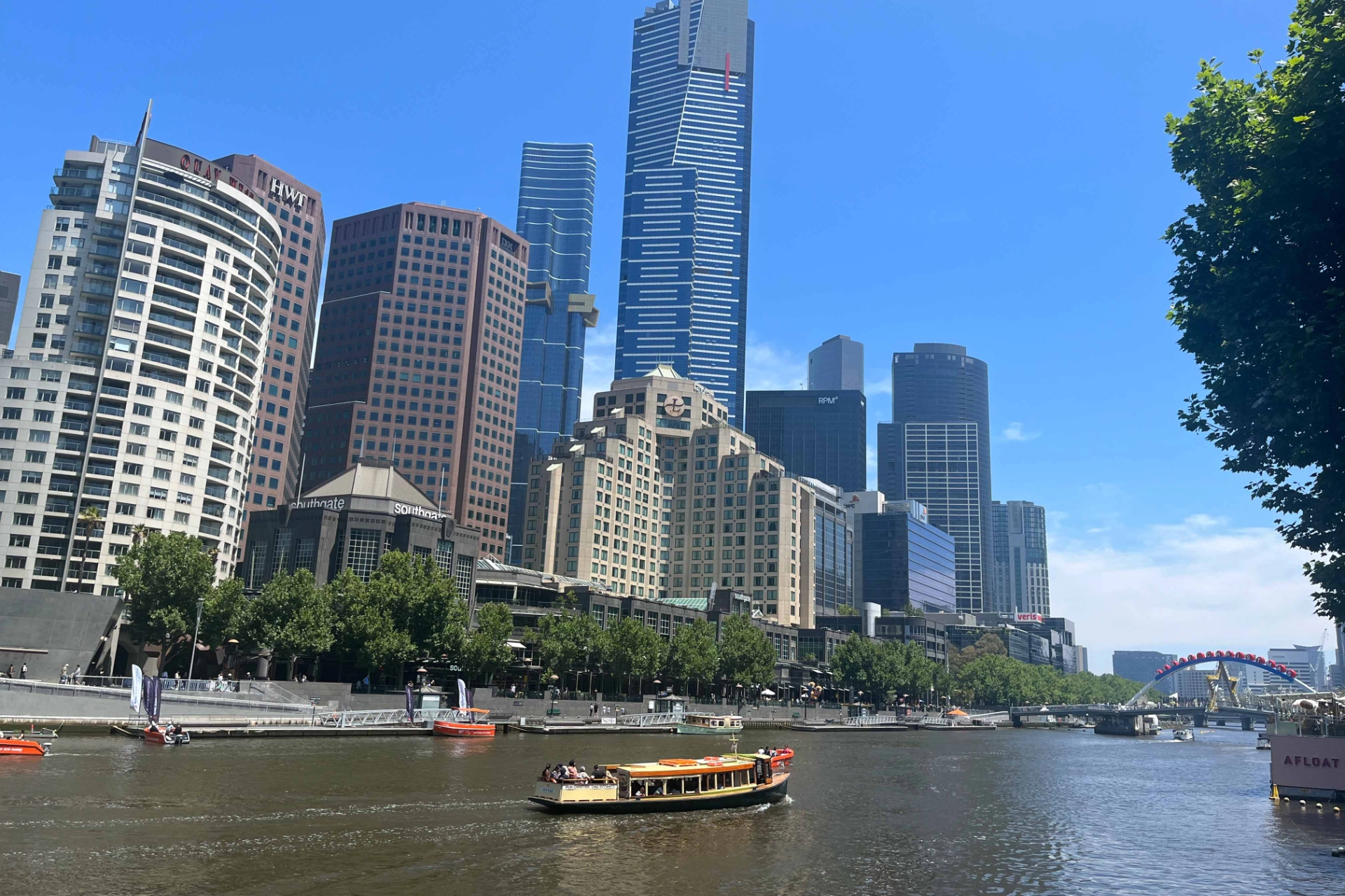 Yarra floden I Melbourne