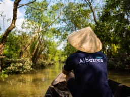 Albatros guide i Mekongdeltaet