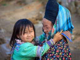 Vietnameserne er venlige og smilende